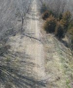 Ex-RR right-of-way, looking west